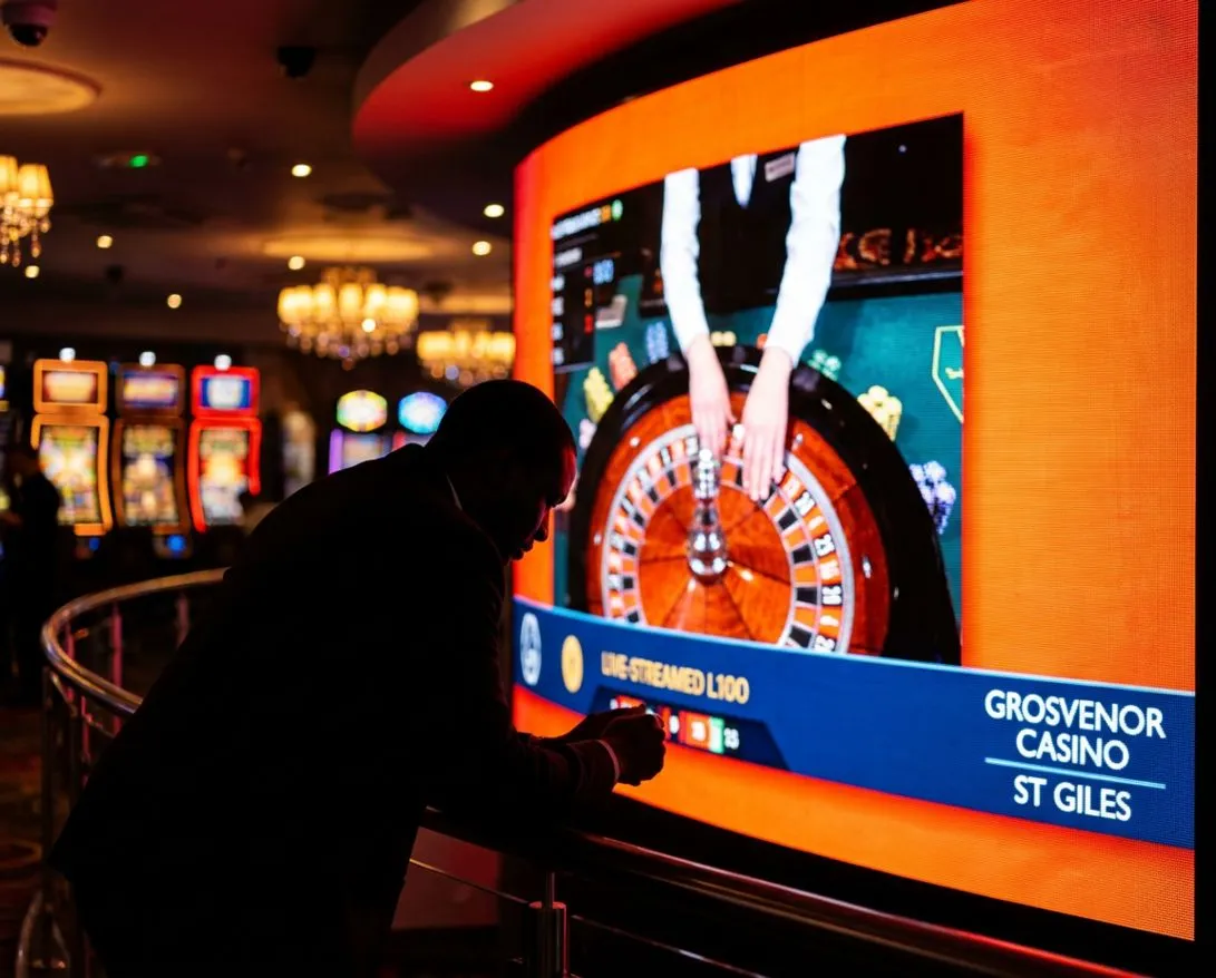 Live dealer casino games (Grosvenor Casino St Giles)